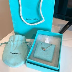 Tiffany & Co Bean Pendant Necklace